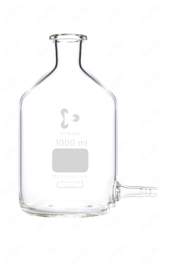 Склянка с нижним тубусом  1000 мл, DWK (Schott Duran), 247085407